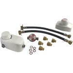 Ayor - ensemble détendeur gaz 1, 3 kg / h + inverseur avec lyres pour 2 bouteilles propane Ayor - ensemble détendeur gaz 1, 3 kg / h + inverseur avec lyres pour 2 bouteilles propane