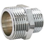 Mamelon laiton nickel� r�duit double m�le 15 / 21 - 20 / 27