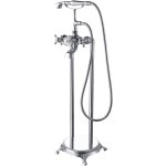 Ondee - zen - mlangeur pour baignoire lot getto - 100cm - laiton - finition chrom