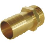 Ayor - raccord cannel� droit - m�le 1 / 2' pour tuyau d'arrosage �15mm