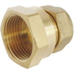 Raccord � compression laiton tc 16 - femelle 20 / 27