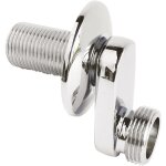 Ayor - raccord mural contre coud m12 / 17 - m20 / 27 32mm rosace