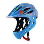 Casques de vlo pour enfants ajustables et respirants, lger, avec visage intgral et lumire led