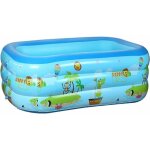 Piscine gonflable, piscine gonflable rectangulaire pour enfants, adultes, famille, piscine pour enfants ...