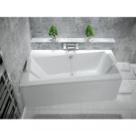 Azura home design - baignoire angle gauche zianigi avec tablier - 170cm
