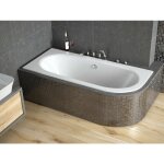 Azura home design - baignoire hilio slim 150 / 160 / 170 / 180 gauche - 150cm