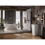 Azura home design - baignoire �lot evita 160 x 80 cm
