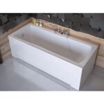 Azura home design - baignoire mirano ii avec tablier 140 / 150 / 160 / 170 x 70 - 170 x 70 cm