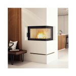 Azura home design - insert chemine mbo 15 bs vitre  droite + 4 bouches recuperateur