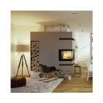 Azura home design - insert cheminée vn 610 / 430 vitre à droite ouverture relevable Azura home design - insert cheminée vn 610 / 430 vitre à droite ouverture relevable