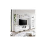 Azura home design - meuble tv mirel blanc 2 portes 1 tiroir 181 cm