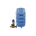 Viva - station de relevage 1000 l, 1, 76 m 1 pompe 550w 250l - min 10m