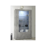 Vitrine samantha 2 portes béton 110x191 cm Vitrine samantha 2 portes béton 110x191 cm