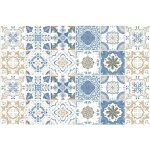 B)carrelage adhsif 20x20 style industriel credence adhesive pour cuisine brique, 24 pcs stickers muraux ...