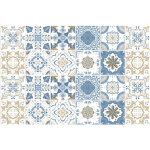 B)carrelage adh�sif 20x20 style industriel credence adhesive pour cuisine brique, 24 pcs stickers muraux ...