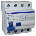 B10r406330a interrupteur diff�rentiel triphas� + neutre 30ma 63a - type a - 10ka - entr�e haute / sortie ...