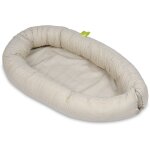 Babynest - nid d'ange - 0 - 8 mois - 100% coton - 82x54cm - beige  carreaux