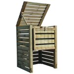 Cmonjardin - composteur en bois colorado grand modle - 800 l