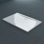 Doporro - bac � douche 80x120 receveur de douche antiglisse rectangulaire blanc lucia02ar 80x120x4cm