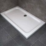 Idralite - bac  douche en abs mod. selene 70x90x5 cm rectangulaire