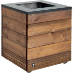 Bac � fleurs carr� collectors - 45 x 45 x 47, 5 cm