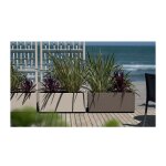 Bac a fleur ethica rectangulaire 80 cm vert starwax Bac a fleur ethica rectangulaire 80 cm vert starwax