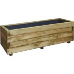 Bac  fleurs en pin trait first 55 litres