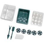 Bac de germination 12 alv�oles avec d�me transparent et contr�le d'humidit� - kit de d�marrage semis ...