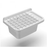 Iperbriko ? bac � laver en r�sine thermoplastique 50x35x24cm ? grille amovible r�sistante aux acides ...