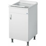 Negrari - bac  laver avec meuble 50x45 cm blanc mod. eco