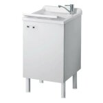 Negrari - bac à laver avec meuble blanc 50x50 cm mod. eco Negrari - bac à laver avec meuble blanc 50x50 cm mod. eco