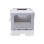 Bac litire chat xxl - maison de toilette chat ferme - 50. 8 x 41 x 38. 6cm