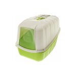 Bac  litire couvert et ferm modle komoda en plastique pour chats avec possibilit de remplacement ...