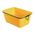 Bac pour mortier fini 200 l jaune Bac pour mortier fini 200 l jaune