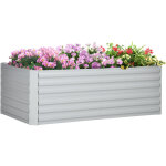 Bac � plantes, parterre de fleurs pratique pour planter, entretenir et soigner, jardini�re sur�lev�e, ...