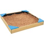 Bac à sable bois fsc® avec bâche de fond et couverture de protection Bac à sable bois fsc® avec bâche de fond et couverture de protection