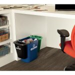 Bac de s�paration pour corbeille rectangulaire - rubbermaid