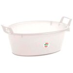 Bac � vaisselle en poly�thyl�ne ovale neutre l 12 45 stefanpl