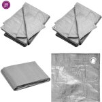 Vidaxl - bâche 180 g / m² 8x10 m gris pehd - bâche imperméable - bâche de protection - bâche jardin - ... Vidaxl - bâche 180 g / m² 8x10 m gris pehd - bâche imperméable - bâche de protection - bâche jardin - ...