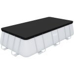 Bche 4 saisons 396 x 185 cm pour piscine hors sol power steel rectangulaire 404 x 201 cm et 412 x 201 ...
