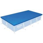 Bche 4 saisons 410 x 226 cm pour piscine hors sol steel pro rectangulaire 400 x 211 cm bestway 58107 ...