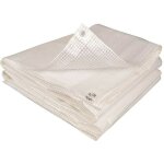 Bche de protection dcoupable 160g / m - en polythylne arme - indchirable - 4 x 5 - translucide ...