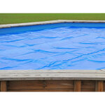 Gre - bche t  bulles pour piscine bois ovale vermela de dimensions intrieures 6, 23 x 4, 23m - couleur ...