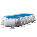 Intex - bche  bulles pour piscine ovale l 6, 10 x l 3, 05