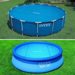 Bche  bulles renforce ronde intex pour piscine de  5, 49 m