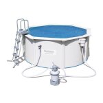 Ac - deco - bâche à bulles ronde ou ovale pour piscine bestway - 295 cm - bleu Ac - deco - bâche à bulles ronde ou ovale pour piscine bestway - 295 cm - bleu