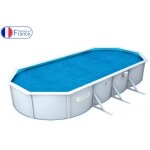 Bche  bulles ovale 730x350cm pour piscine hydrium 740x360x120cm - bestway