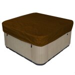 Bache d'extrieur pour spa housse de bain  remous carre etanche couverture de spa en tissu polyester ...
