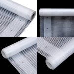 Vidaxl - bche leno 260 g / m 4 x 4 m blanc - bche impermable - bche de protection - bche agricole ...