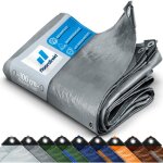 Bche de protection 80 g / m argent 2 x 3 m
